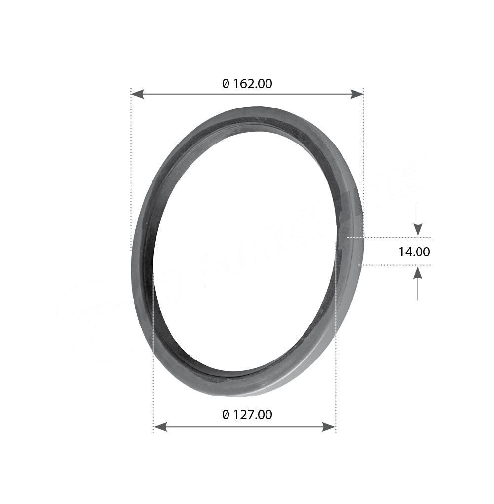 Mack 4 Spring SS50 & 5 Spring SS58 Trunnion Seal Replacement - 88AX253 Compatible - Heavy Duty Truck Axle Seal for Smooth Performance