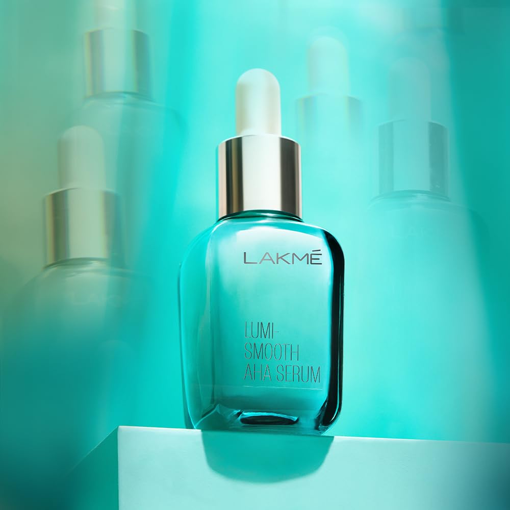 LAKMÉ 8% AHA-BHA-PHA Complex Lumi Smooth Serum for Radiant Skin & Improved Texture - 30ml | Brightening Face Serum for Glowing Skin, Exfoliation & Smooth Complexion | Perfect for Daily Skincare Routine & Nighttime Use