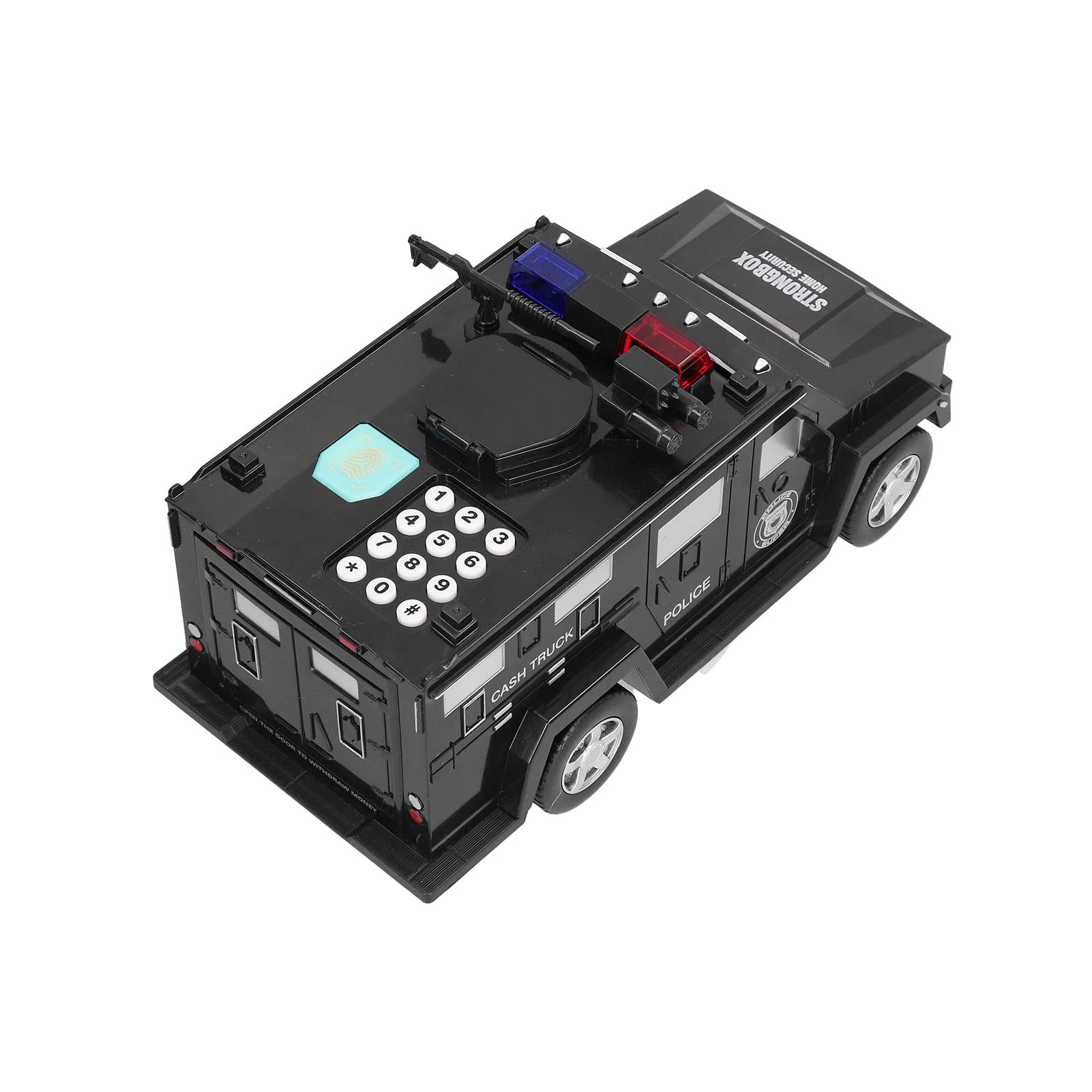 Secure Password Protected Armored Car Piggy Bank - Automatic Money Saving Toy for Kids, Cool Plastic Safe Car for Boys & Girls - Perfect Gift for Birthday, Christmas & Savings Goals