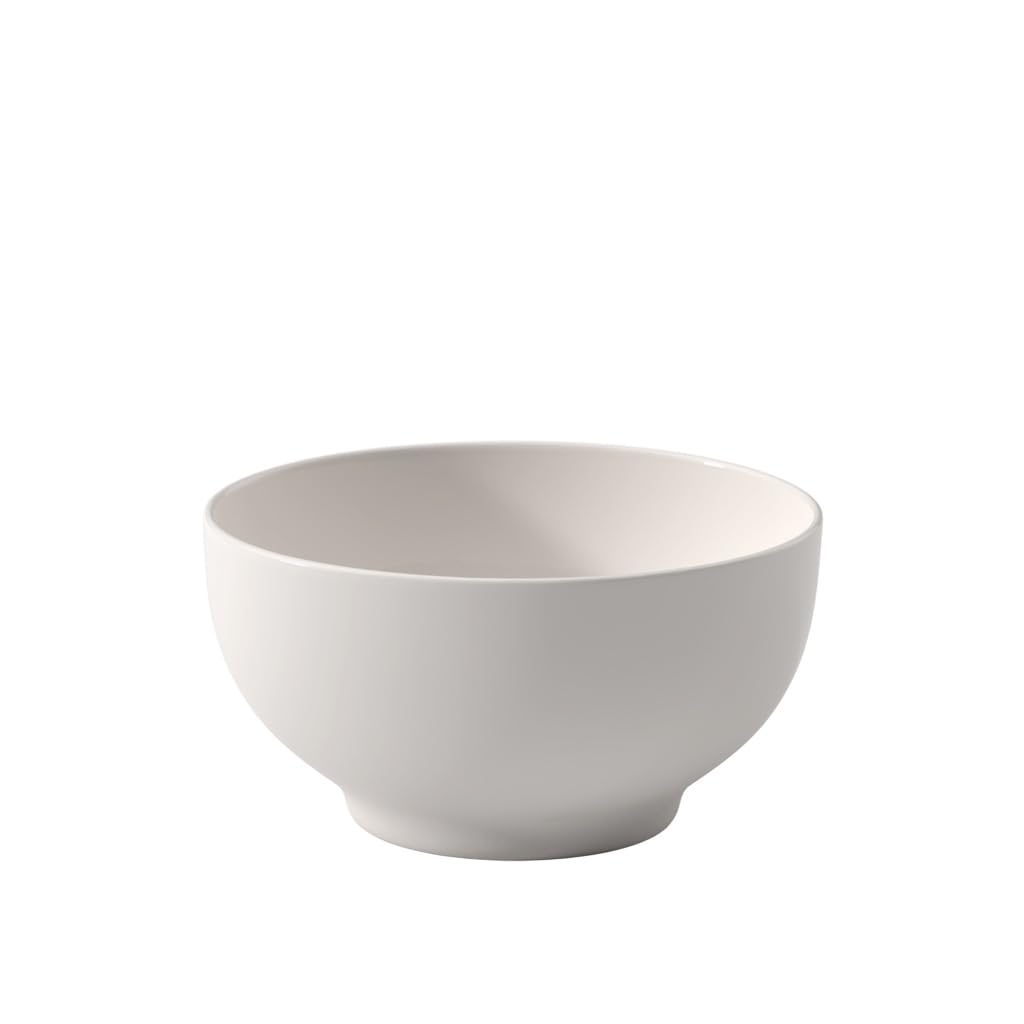 Villeroy & Boch For Me French Rice Bowl - 25 oz Premium Porcelain White Dinnerware - Elegant Soup, Cereal & Rice Bowl for Dining & Entertaining