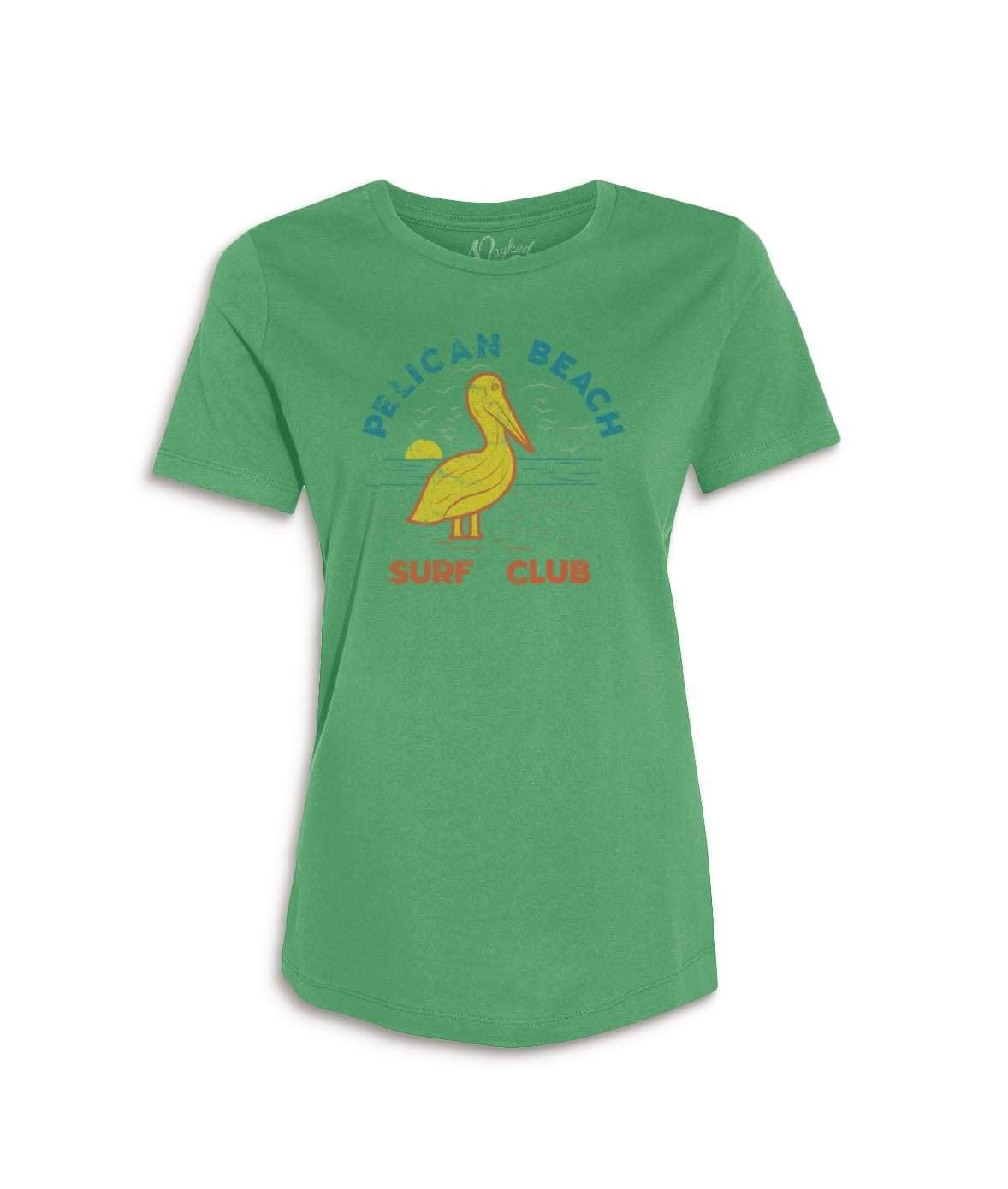 Women's Super Soft Graphic Tee - Pelican Beach Design | Comfortable Casual T-Shirt for Everyday Wear, Beach Outings & Weekend Relaxation