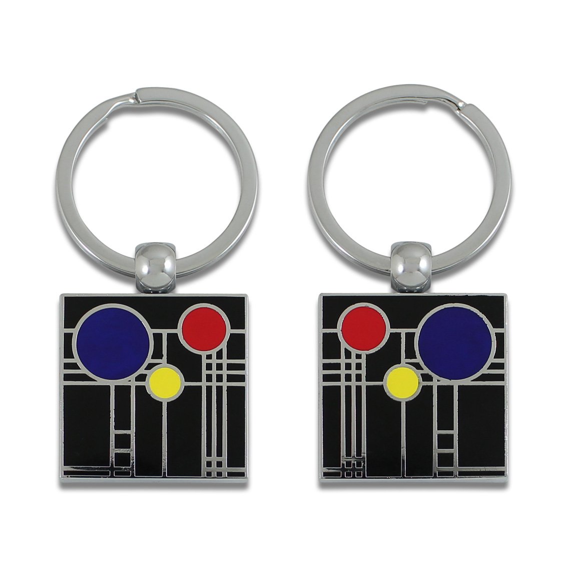 Frank Lloyd Wright Inspired Acme Studios Playhouse Key Ring (KW01KR2) - Vintage Architectural Design for Home, Office & Travel Accessories