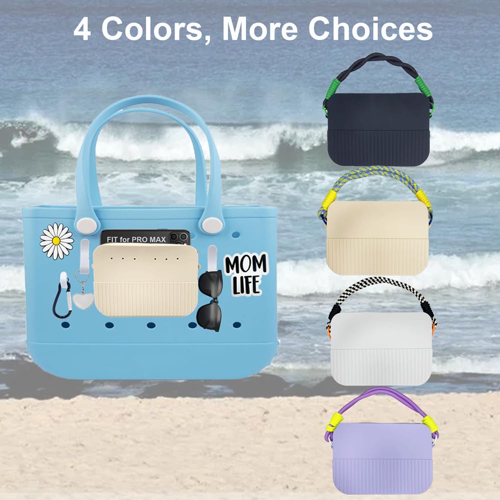 Premium Phone Holder Bag & Key Holder Set - Universal Fit for All Sizes, Cute Charms for Silicone Handbags | Perfect for Women's Fashion Accessories, Travel Organizer & Everyday Essentials