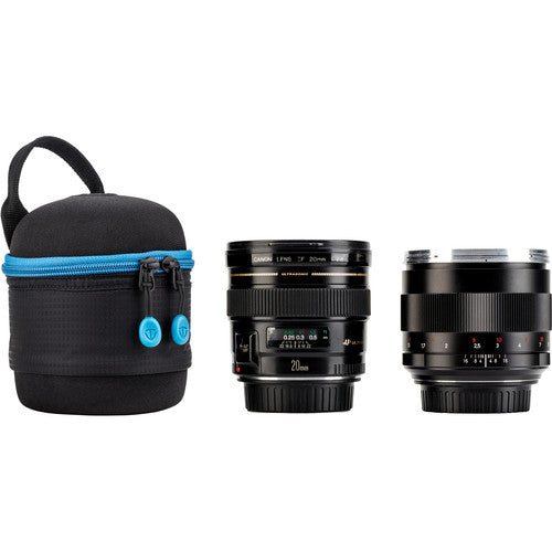 Tenba Tools Lens Capsule 3.5x3.5 Inches (9x9 cm) Black - Protective Pouch for Camera Lenses, DSLR & Mirrorless Accessories - Perfect for Travel, Photography & Outdoor Adventures