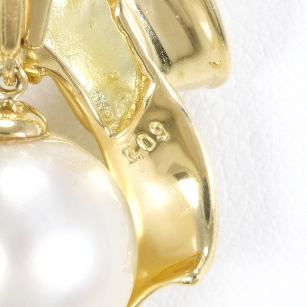 18K Yellow Gold South Sea Pearl Diamond Necklace for Women - Elegant Luxury Jewelry Gift for Wedding, Anniversary & Special Occasions