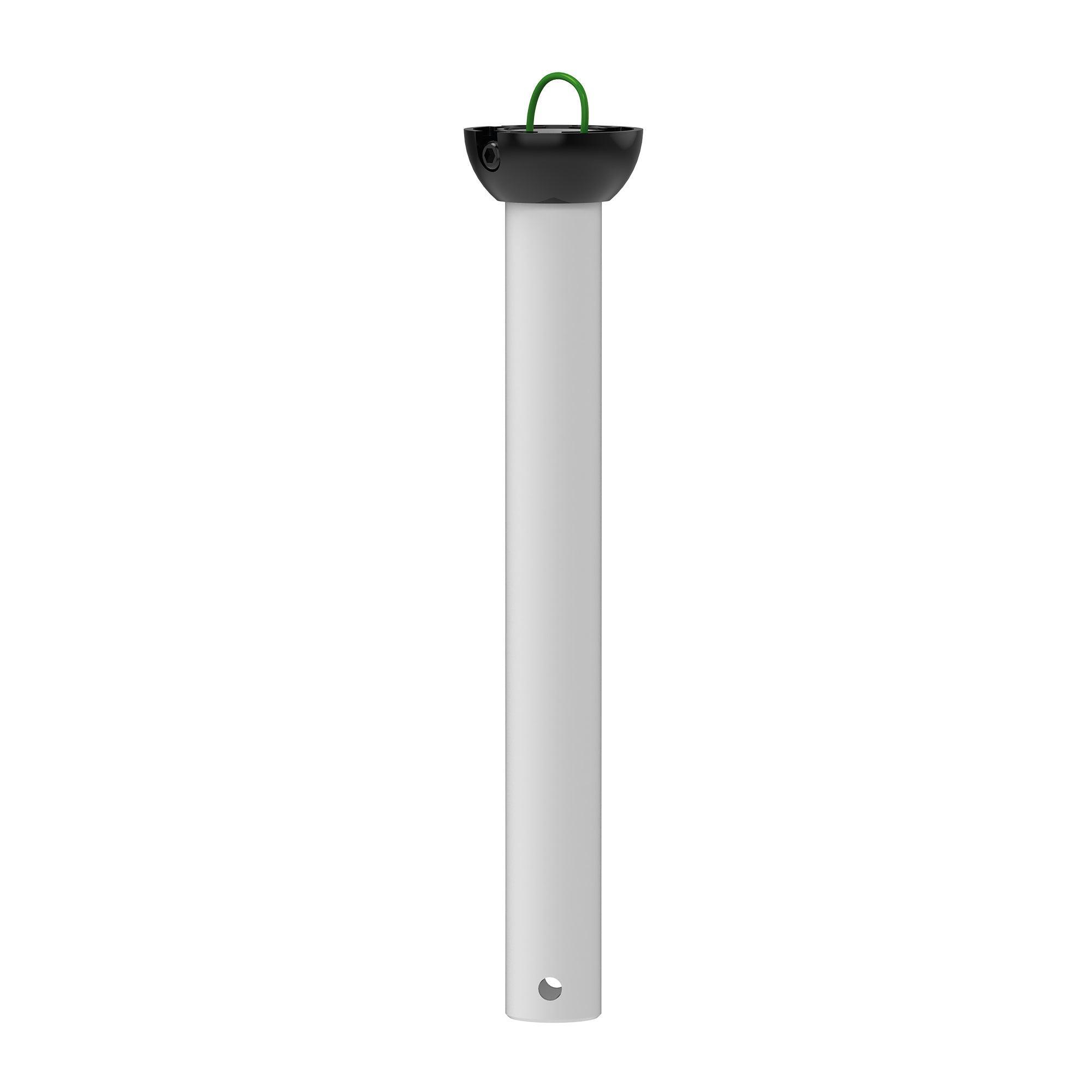 Parrot Uncle 52 Inch White Ceiling Fan with Light & Remote Control - Adjustable Downrod for Custom Installation - Perfect for Living Room, Bedroom & Outdoor Patio