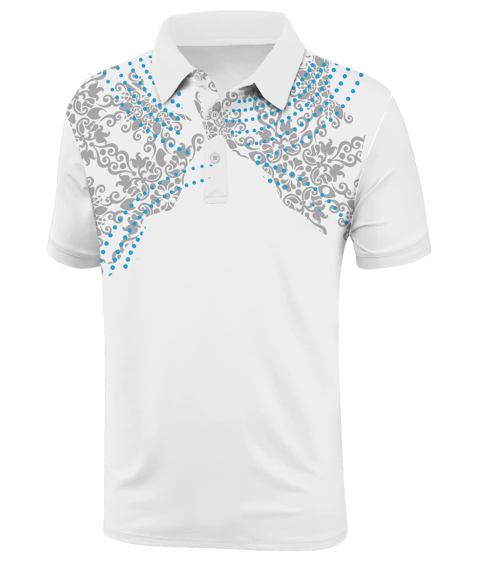 JACKETOWN Men's Golf Polo Shirts - Lightweight Short Sleeve Casual Performance Shirt for Golf, Tennis & Outdoor Activities | Moisture Wicking & UV Protection