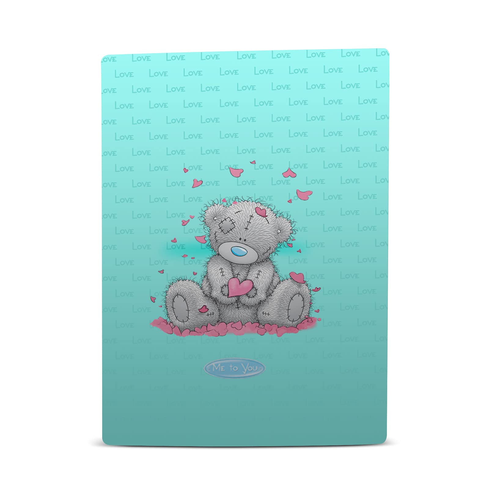 Officially Licensed Me to You Love Classic Tatty Teddy PS5 Skin - Matte Vinyl Faceplate Sticker Cover Compatible with Sony PlayStation 5 Digital Edition Console - Perfect for Gaming Protection & Personalization