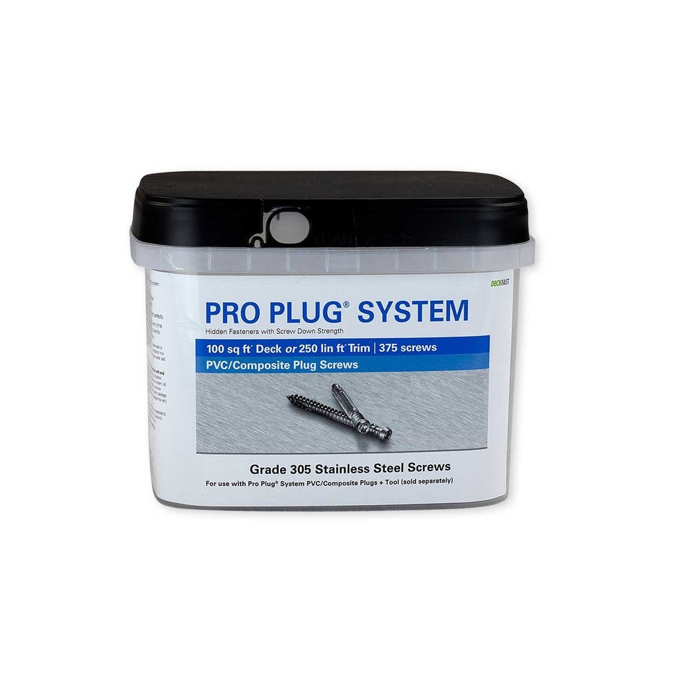 Stainless Steel Pro Plug System Screws - 10 x 3