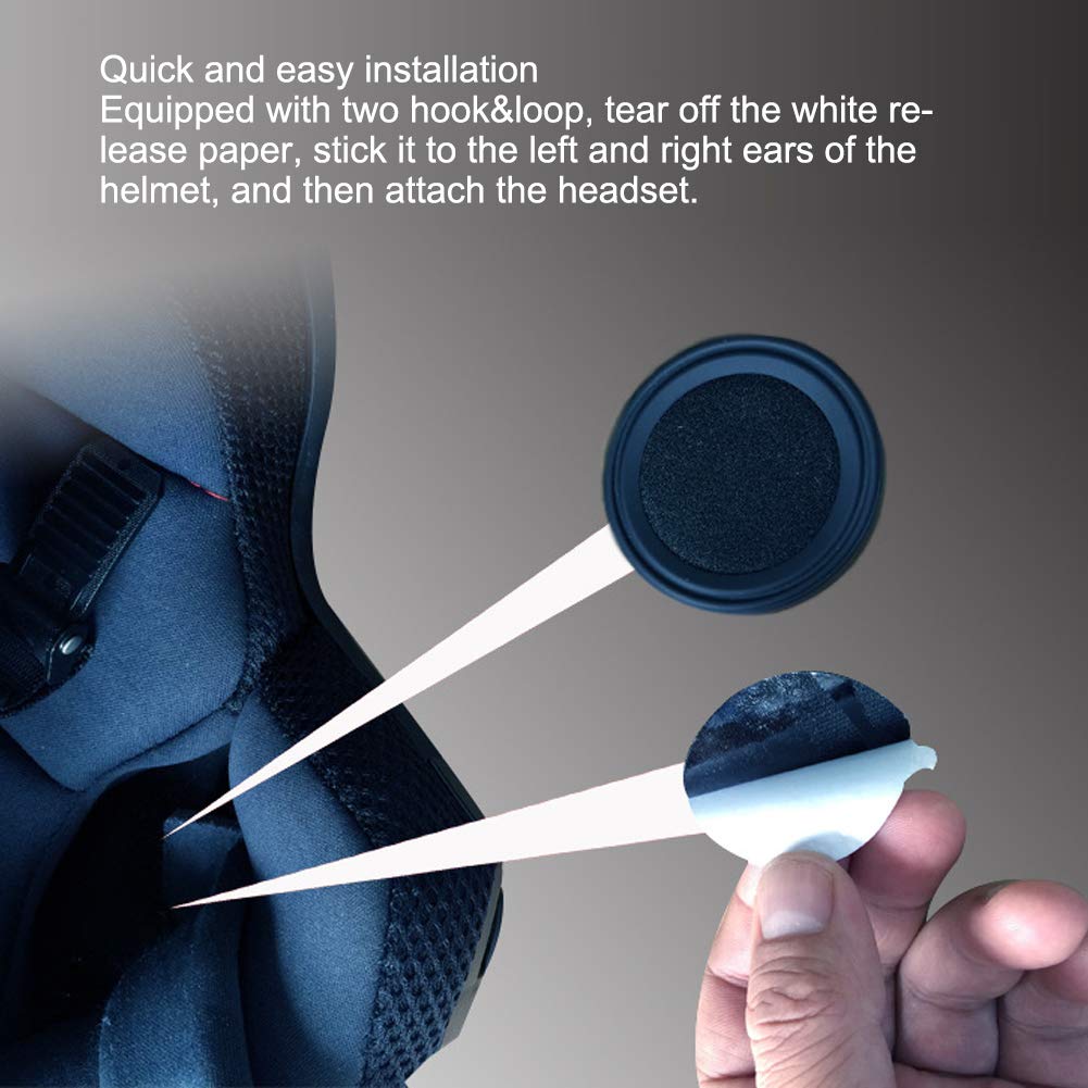 KIMISS BT17 Waterproof Motorcycle Bluetooth Helmet Headset - Stereo Music, Hands-Free Calling, Noise Cancellation for Safe Riding | Perfect for Commuting, Touring & Adventure Motorcycles