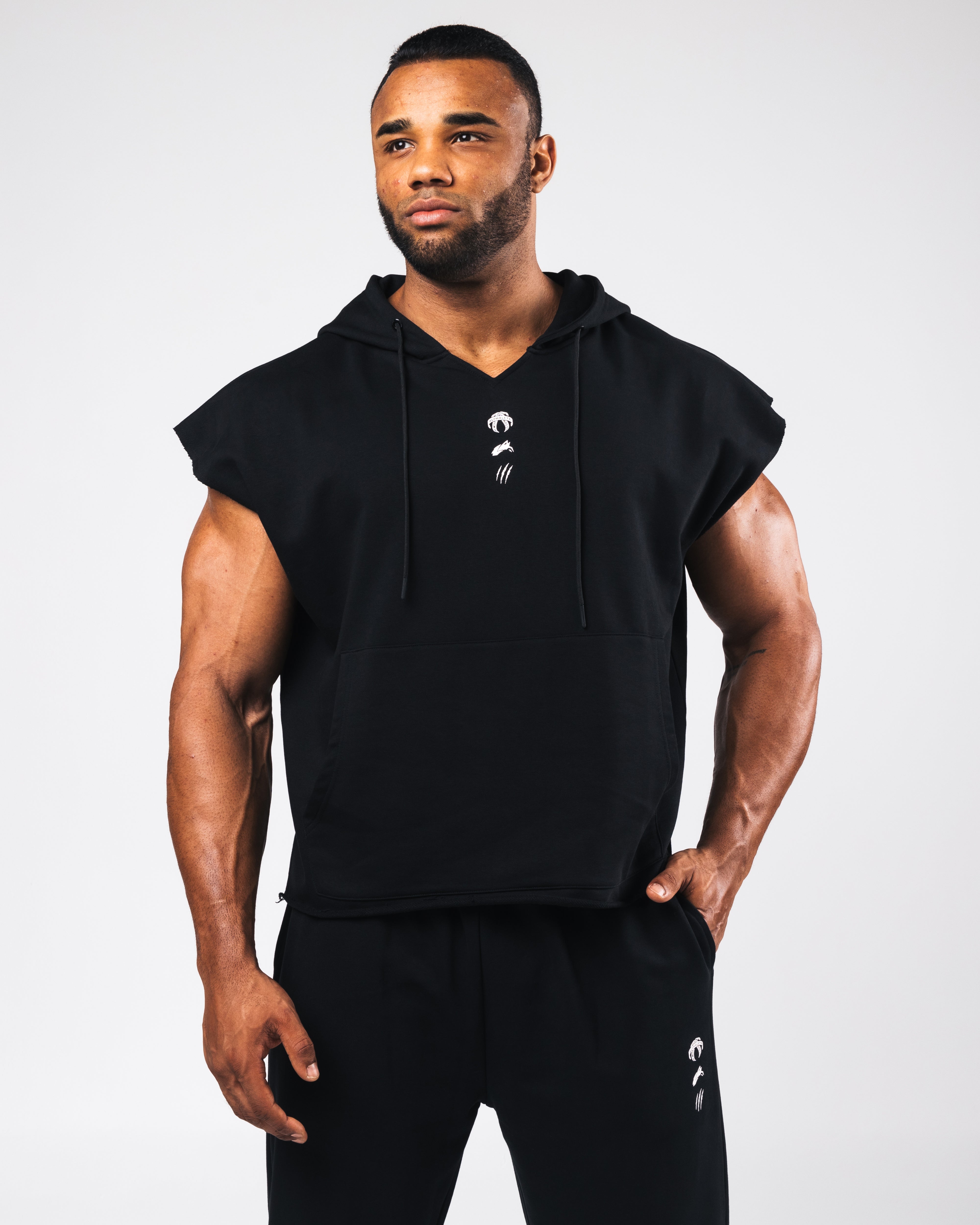 3-Pillar Capped Hoodie for Men & Women | Black Pullover Sweatshirt | Streetwear Fashion, Casual Wear & Outdoor Activities