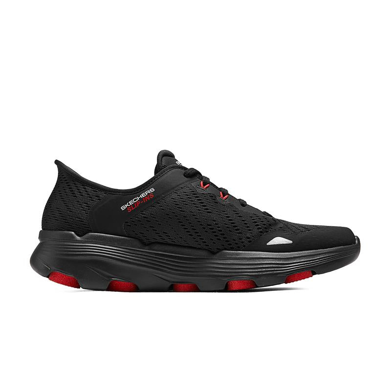 SLIP INS: GO RUN 7.0 Running Shoes - Black/Red (220645/BKRD) - Lightweight & Comfortable for Men & Women - Perfect for Jogging, Gym Workouts & Daily Wear