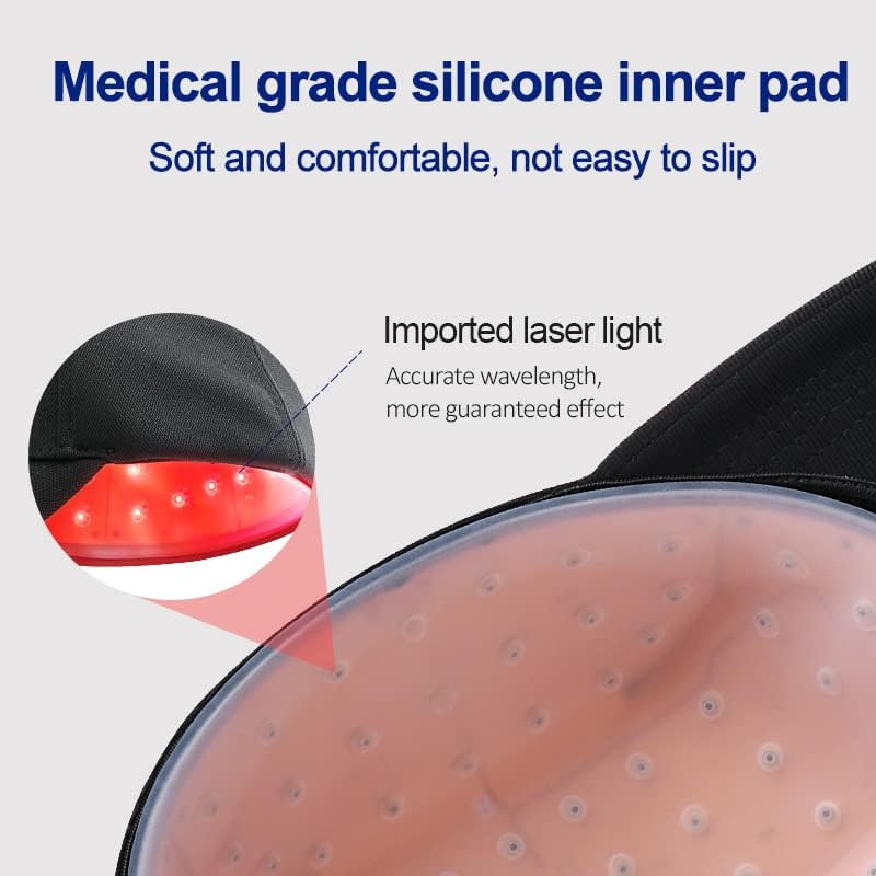 LESCOLTON FDA Cleared Hair Growth Laser Cap - 108 Diode Red Light Therapy for Hair Loss Treatment & Thinning Hair | Stimulates Regrowth for Men & Women | Home Use & Salon Professional Device