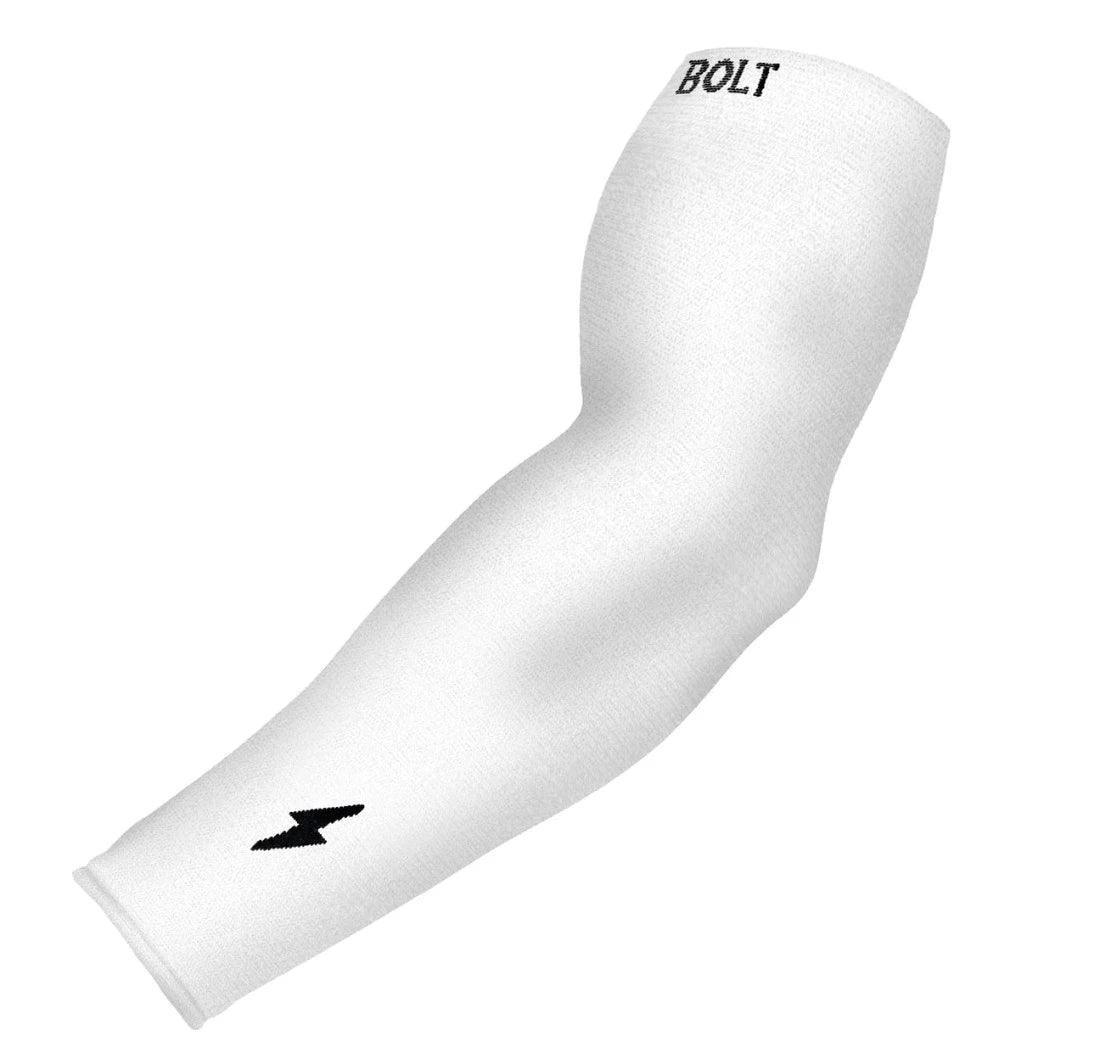 Bruce Bolt Graduated Compression Full Arm Sleeve for Baseball & Basketball - Improve Circulation & Reduce Muscle Fatigue During Sports & Workouts
