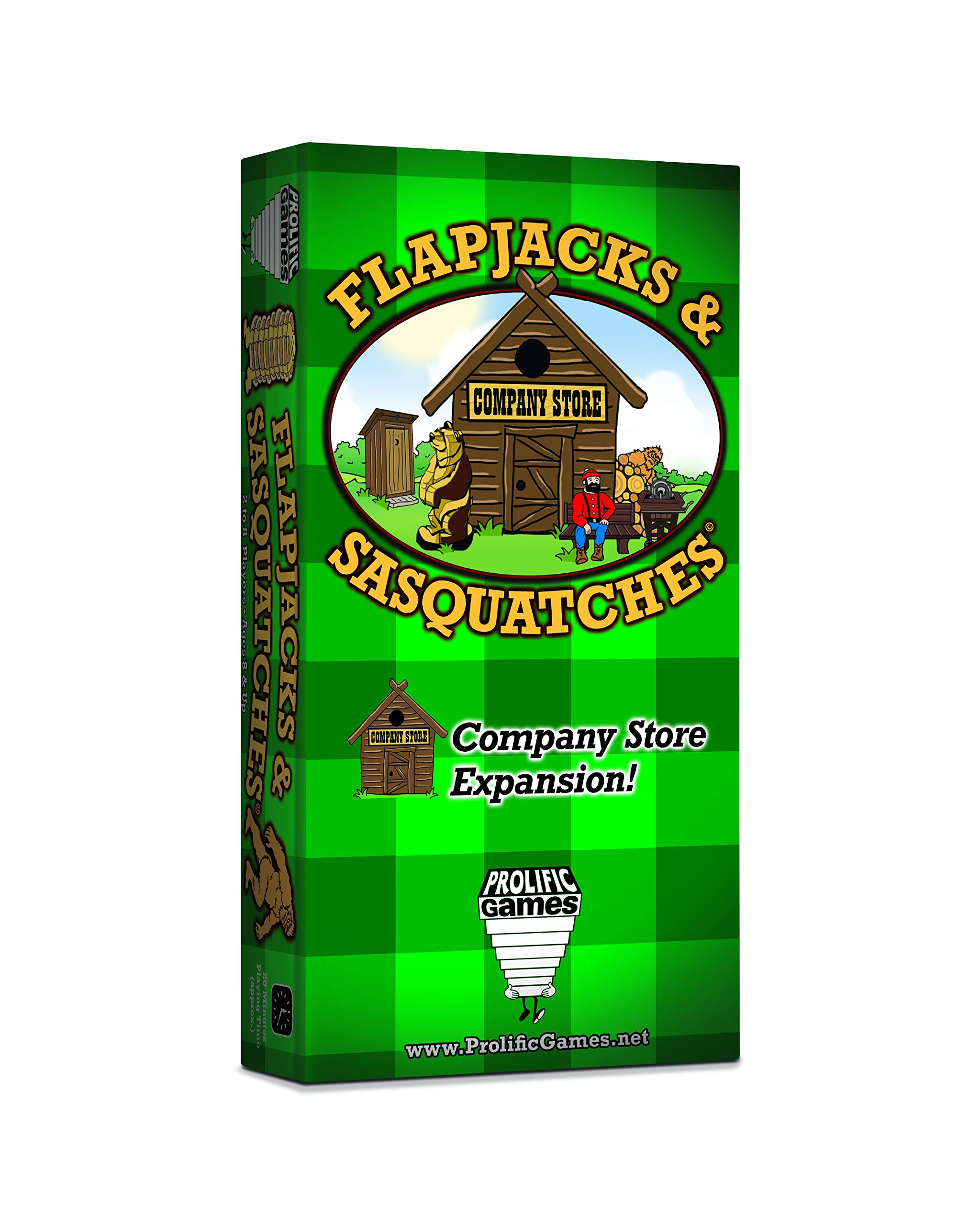 Prolific Games Flapjacks & Sasquatches - Fun Family Board Game for Kids & Adults | Perfect for Game Nights, Parties & Camping Trips