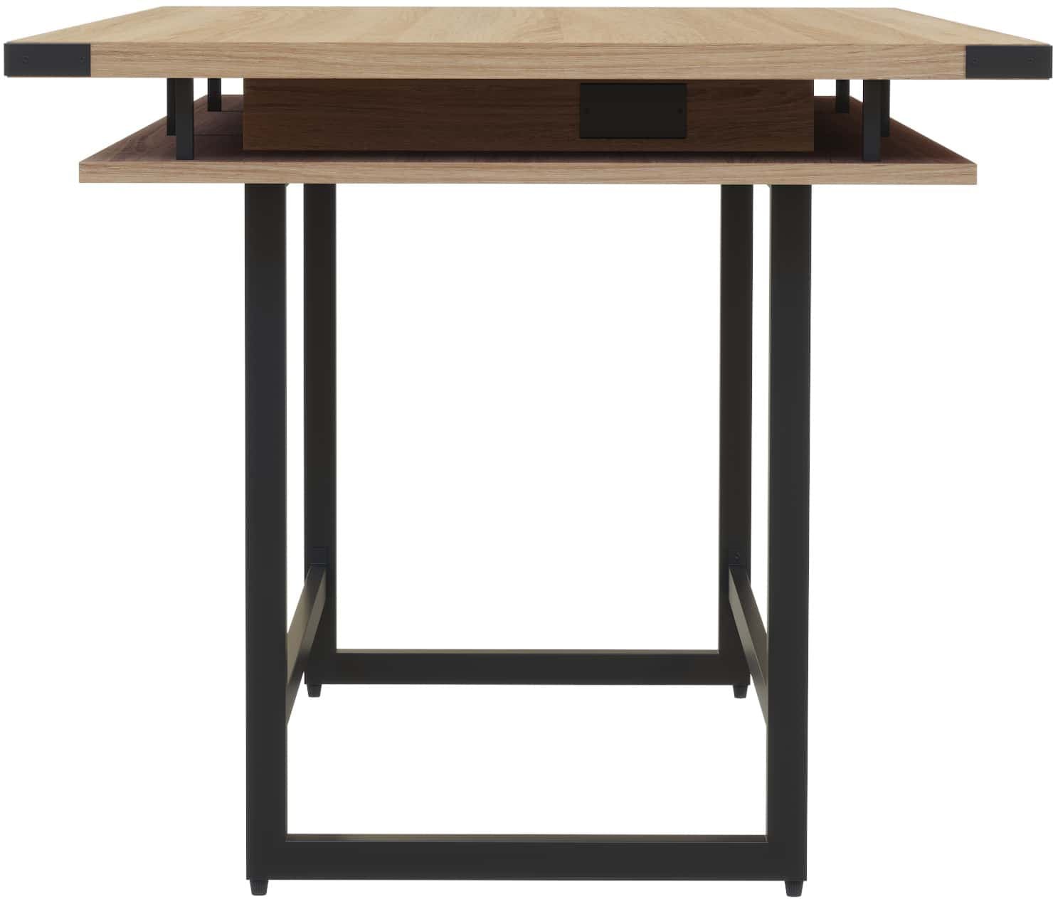 Safco Mirella 8-Foot Standing Height Conference Table - Adjustable Workstation for Modern Offices, Team Meetings & Collaborative Workspaces [MRCH8]