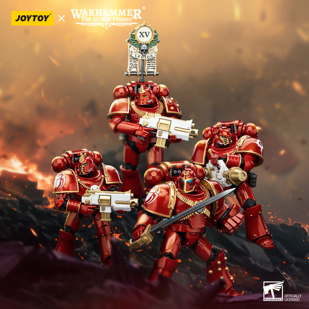 JOYTOY 1/18 Scale Warhammer The Horus Heresy Thousand Sons Legion MK IV Tactical Squad Action Figure - Collectible Model for Display, Gaming & Warhammer 40K Fans