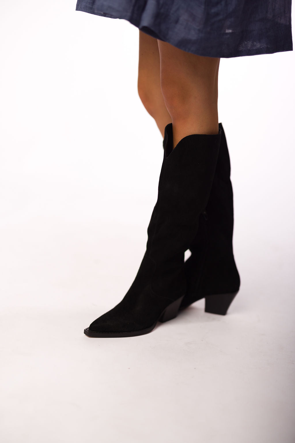 Stylish Onyx Suede Raj Boots for Women - Comfortable & Fashionable Ankle Boots for Fall & Winter | Perfect for Office, Casual Outings & Date Nights