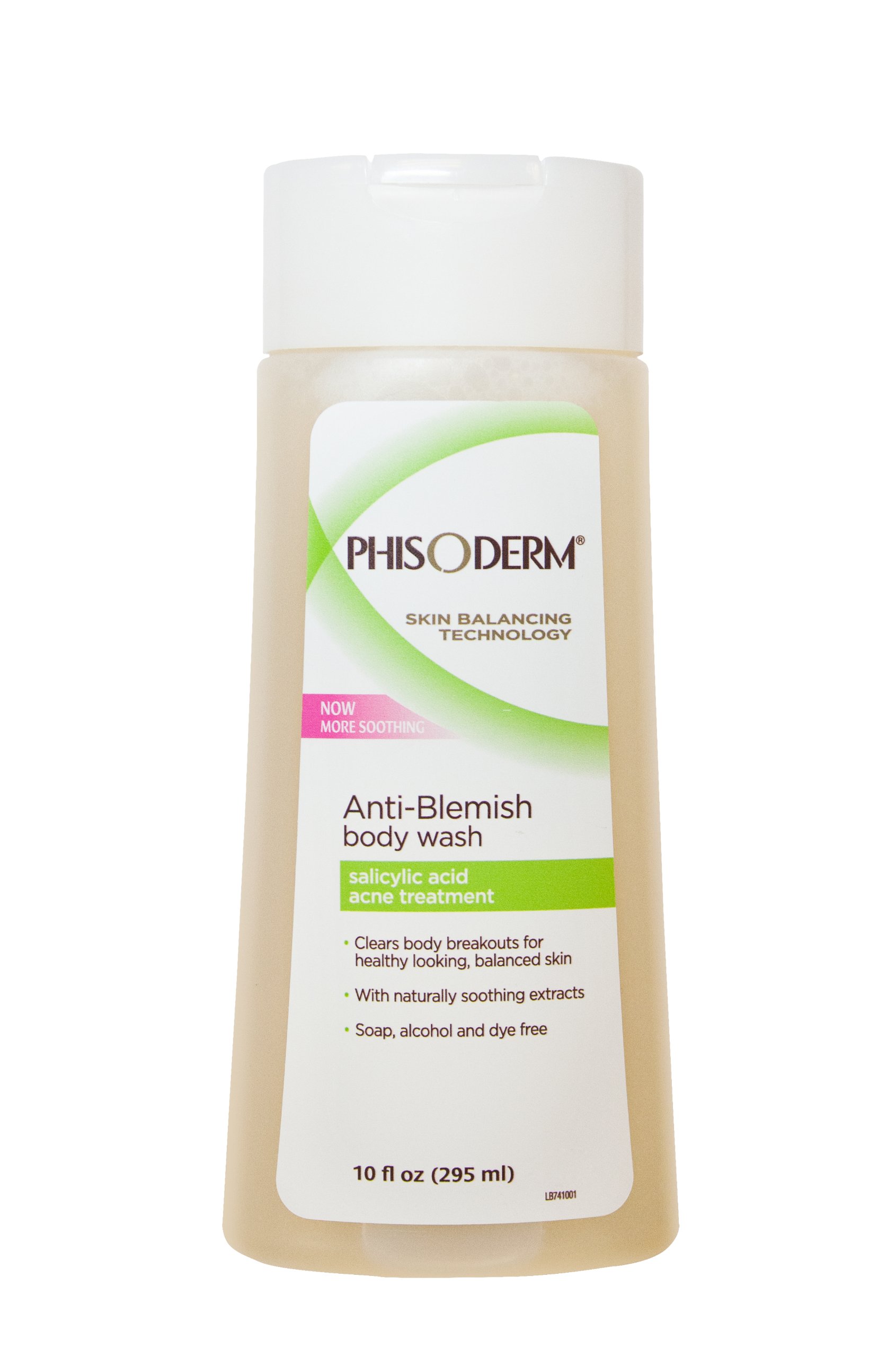 Phisoderm Anti-Blemish Body Wash for Acne-Prone Skin - 10 Oz (Pack of 3) - Gentle Cleansing for Teens & Adults - Perfect for Shower & Gym Use
