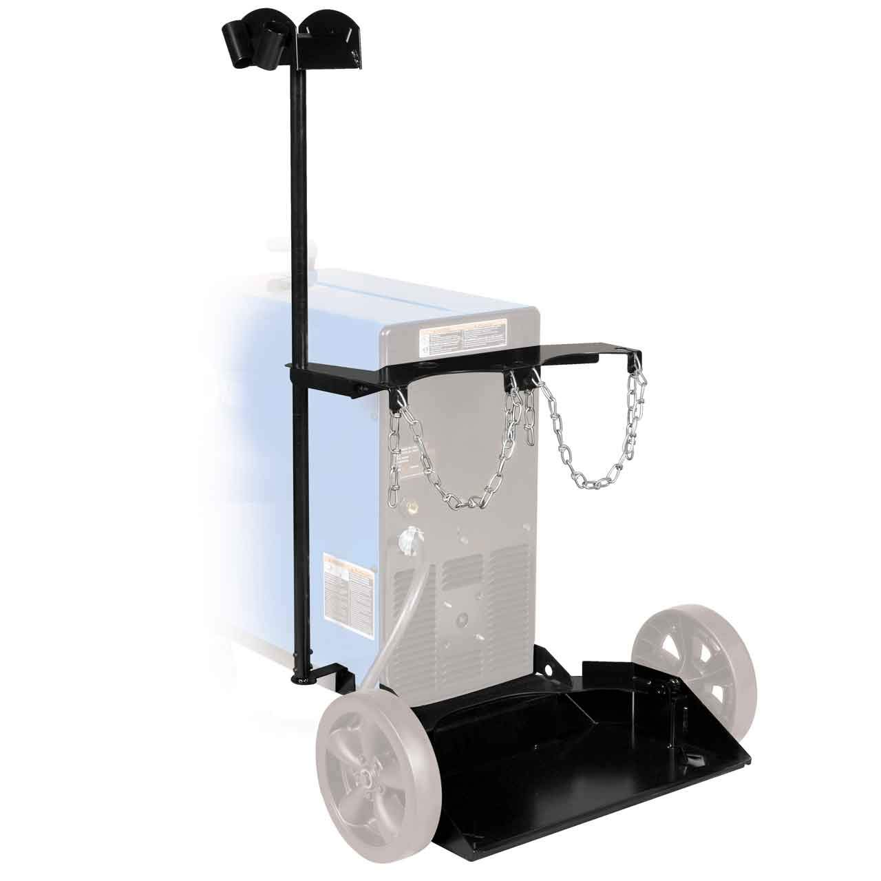 Miller Electric Cylinder Rack for Millermatic 252 (300337) - Heavy Duty Welding Gas Cylinder Holder for MIG/TIG Welding Machines - Workshop & Garage Storage Solution