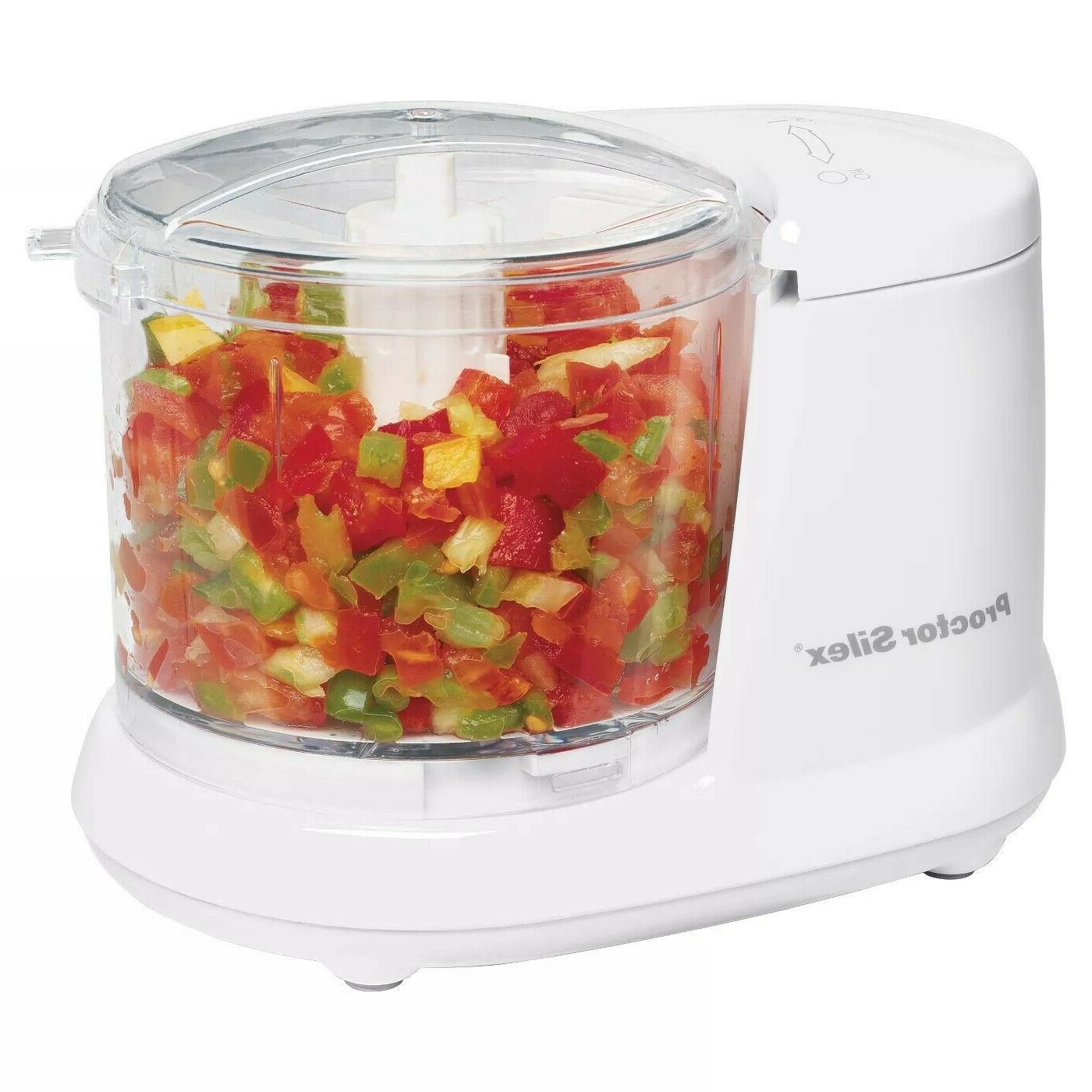 Proctor Silex 72500RY Electric Food Chopper - Compact & Powerful Kitchen Appliance for Chopping, Dicing & Mincing - Perfect for Onions, Nuts, Herbs & Vegetables - Ideal for Meal Prep, Cooking & Baking