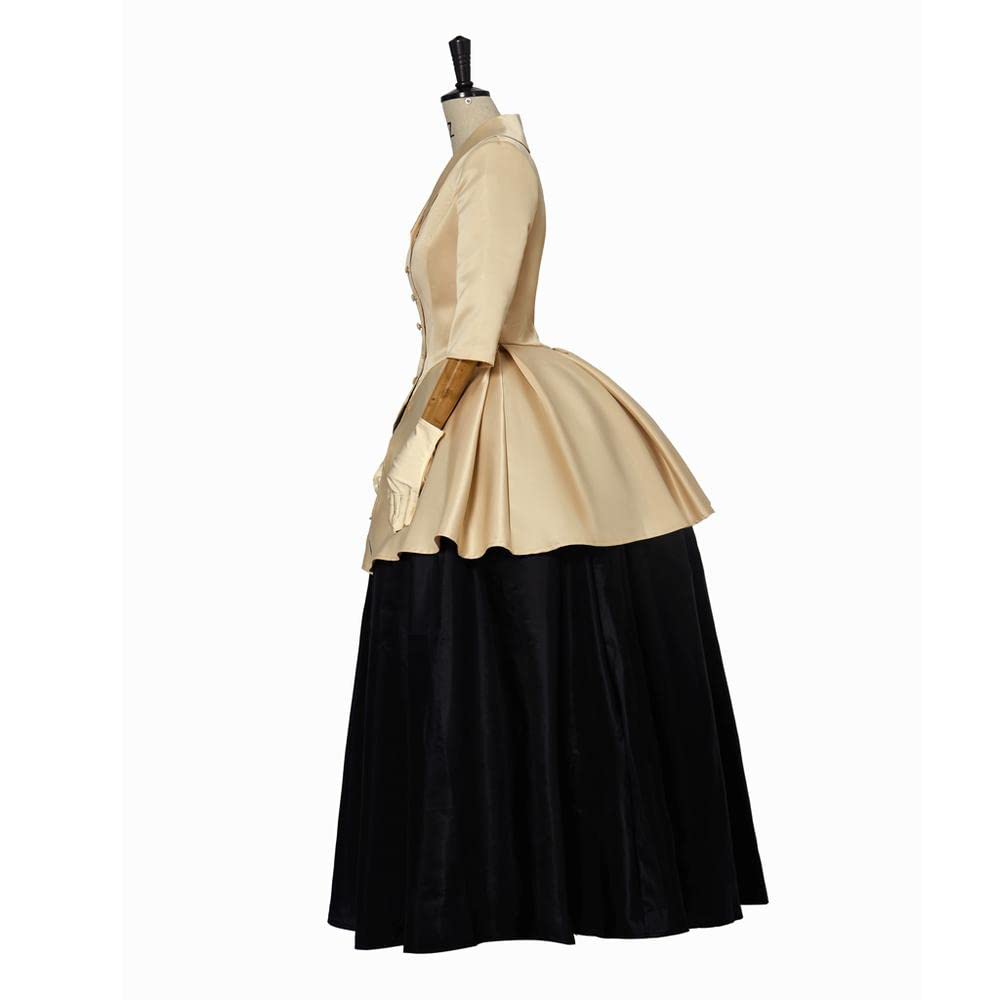 iSHOWcos Women's Claire Fraser Outlander Cosplay Costume - Scottish Highland Dress for Halloween, Renaissance Fairs & Themed Parties