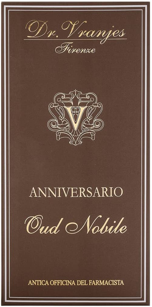 Dr. Vranjes Oud Nobile Luxury Home Fragrance Diffuser 250ml - Premium Scented Oil Reed Diffuser for Living Room, Bedroom & Office