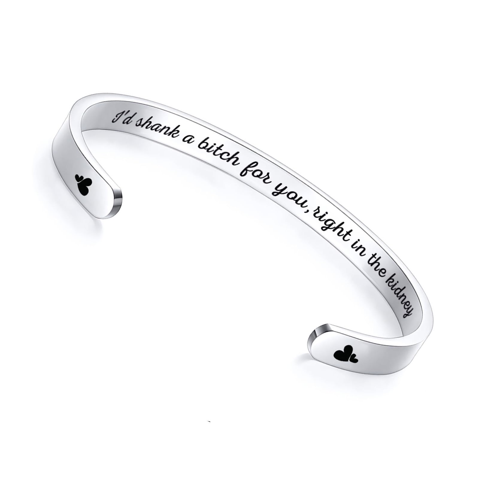 Smilelife Inspirational Bracelets for Women - Motivational Mantra Bangle with Gift Box, Perfect Encouragement Gift for Friend, Mom, Daughter & Sister | Ideal for Daily Wear, Special Occasions & Thoughtful Gifting