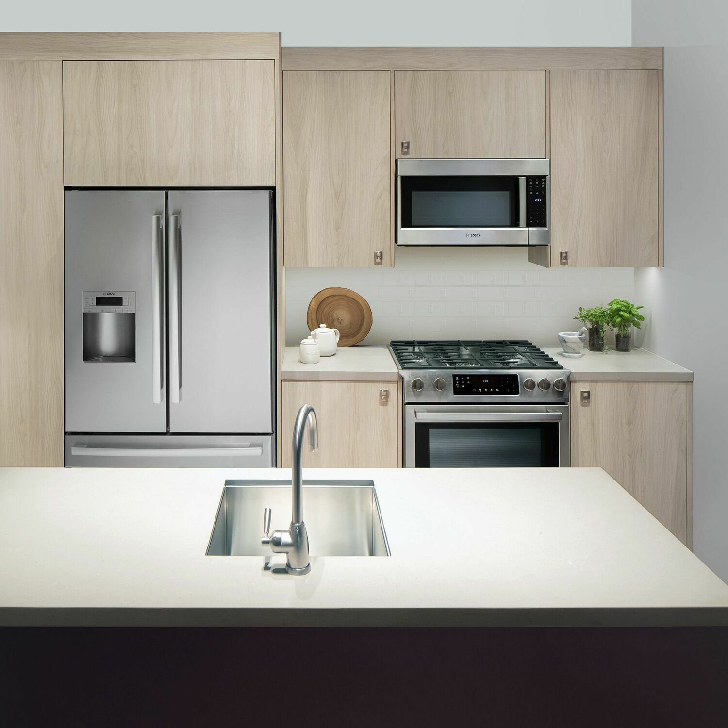 Bosch 800 Series 36 Inch French Door Bottom Mount Refrigerator - B26FT50SNS Stainless Steel, Easy Clean Interior, Energy Star Certified | Perfect for Modern Kitchens & Open Floor Plans