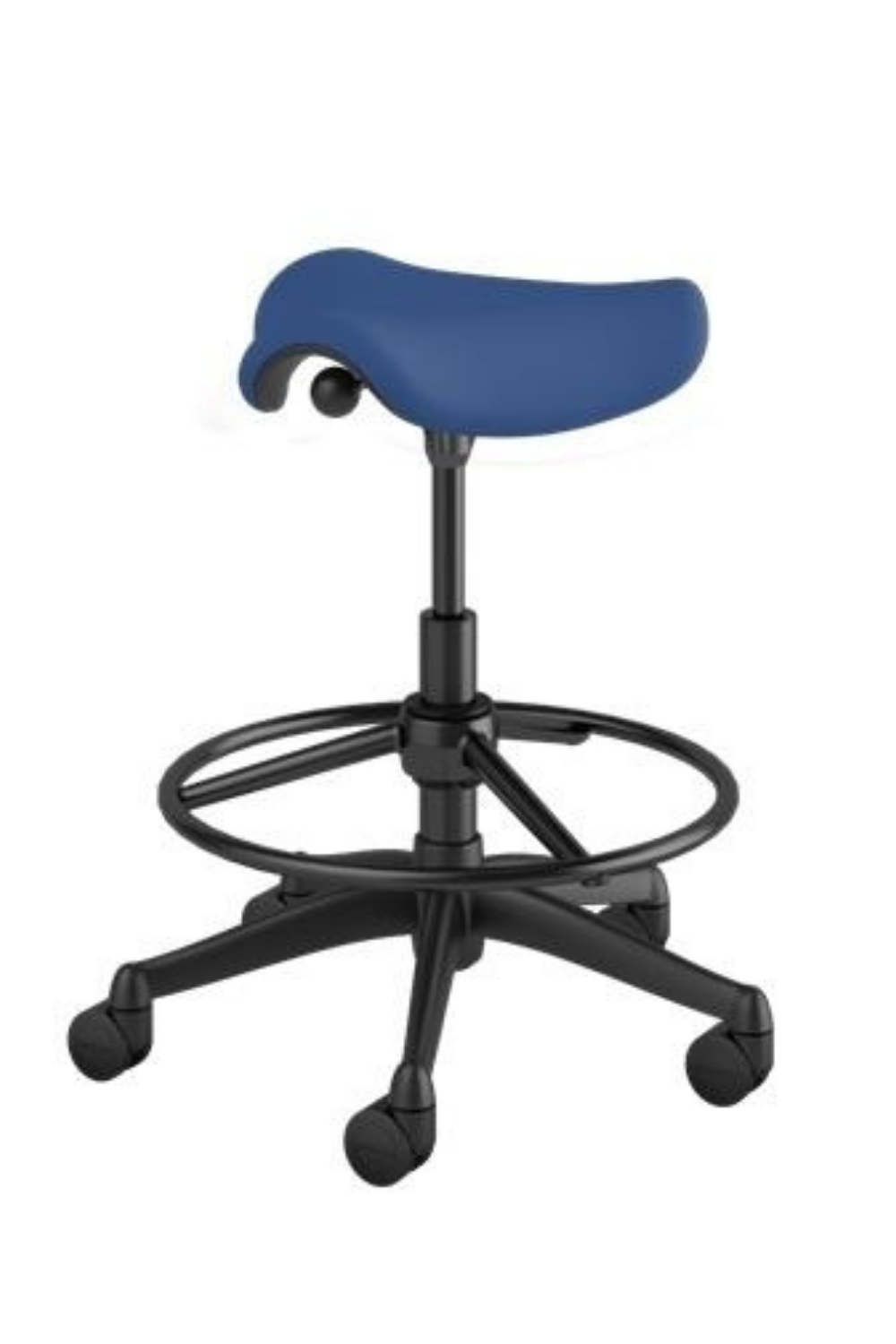 Pony Seat Stool with Graphite Frame - Kids Adjustable Step Stool for Bathroom, Kitchen & Playroom - Safe Non-Slip Toddler Standing Stool