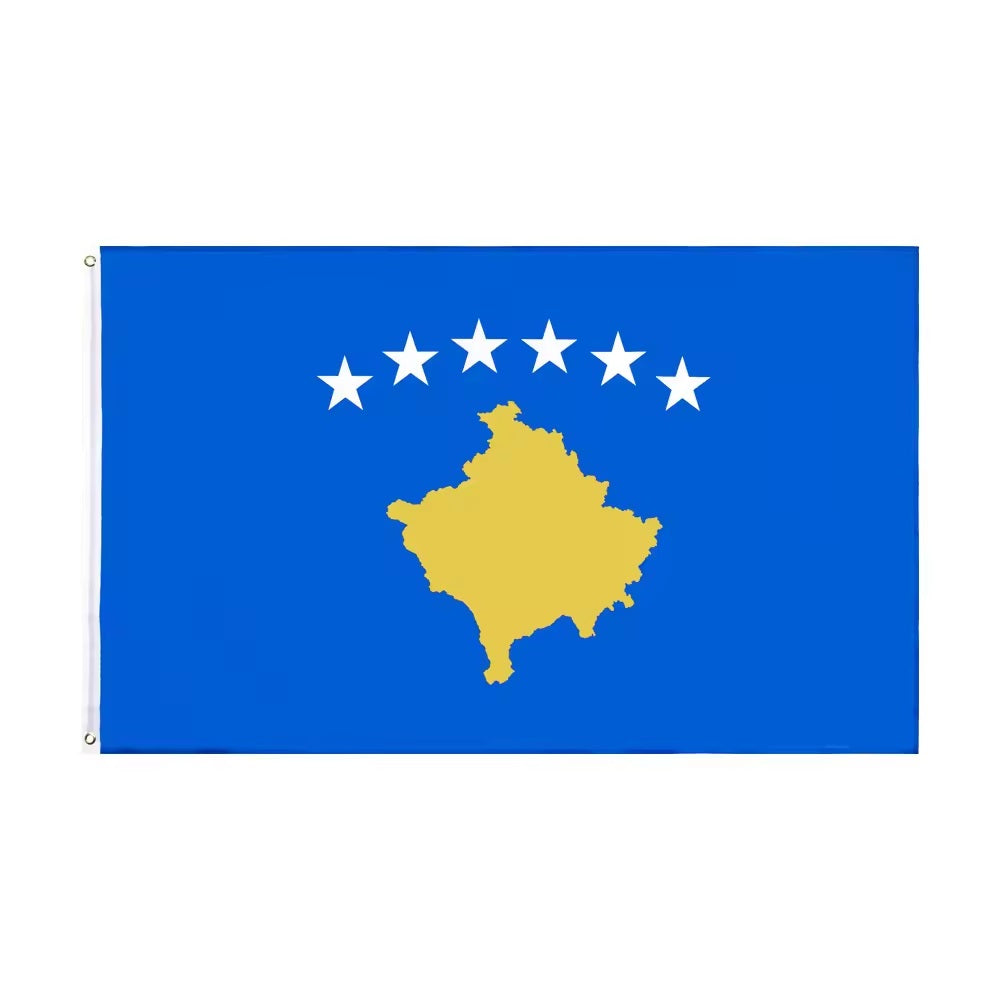 Kosovo Flag 90x150cm - Premium Polyester Outdoor/Indoor Banner for Home, Events & National Pride
