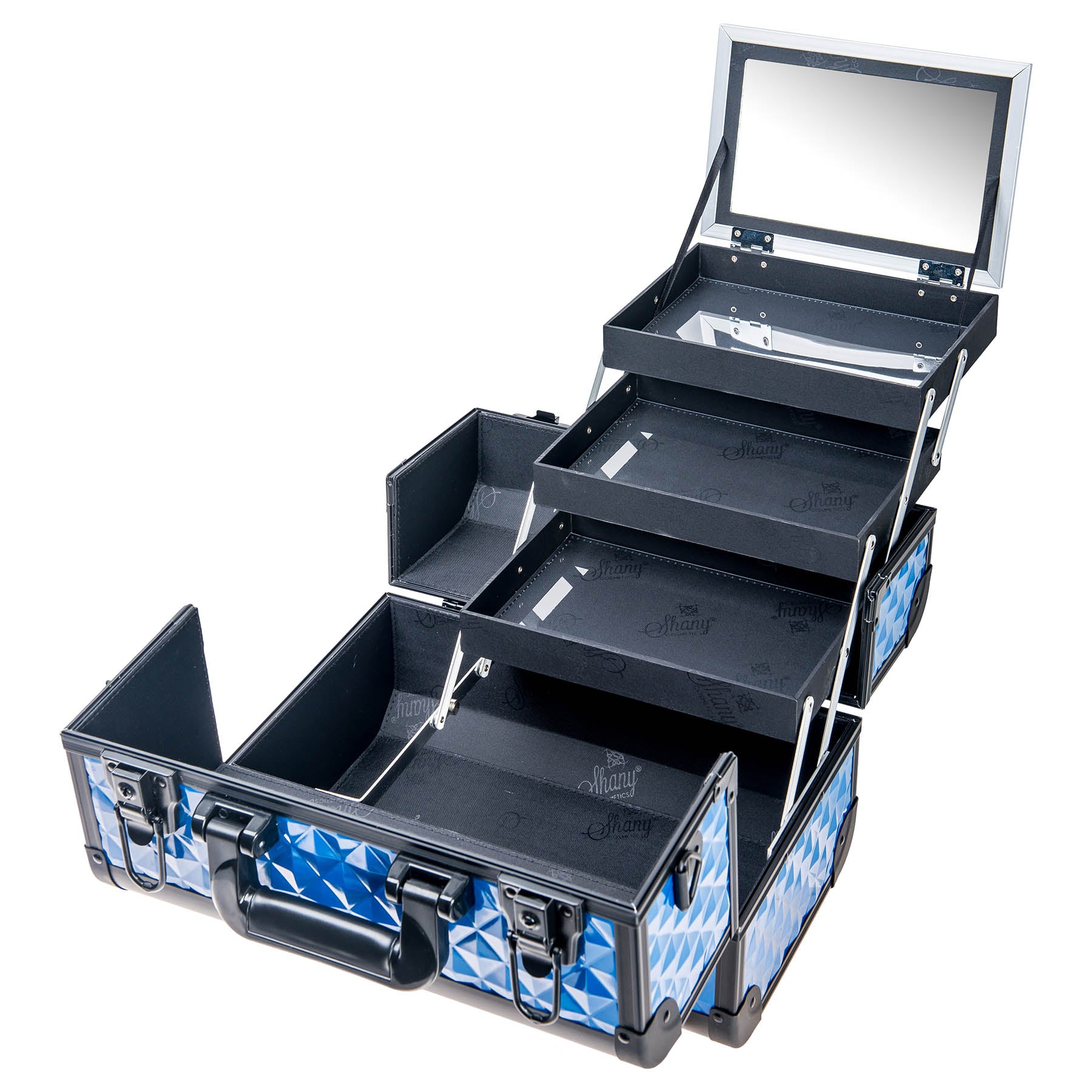 Professional Fantasy Collection Makeup Train Case - Large Capacity Cosmetic Organizer for Makeup Artists & Beauty Enthusiasts | Perfect for Salon, Travel & Home Storage