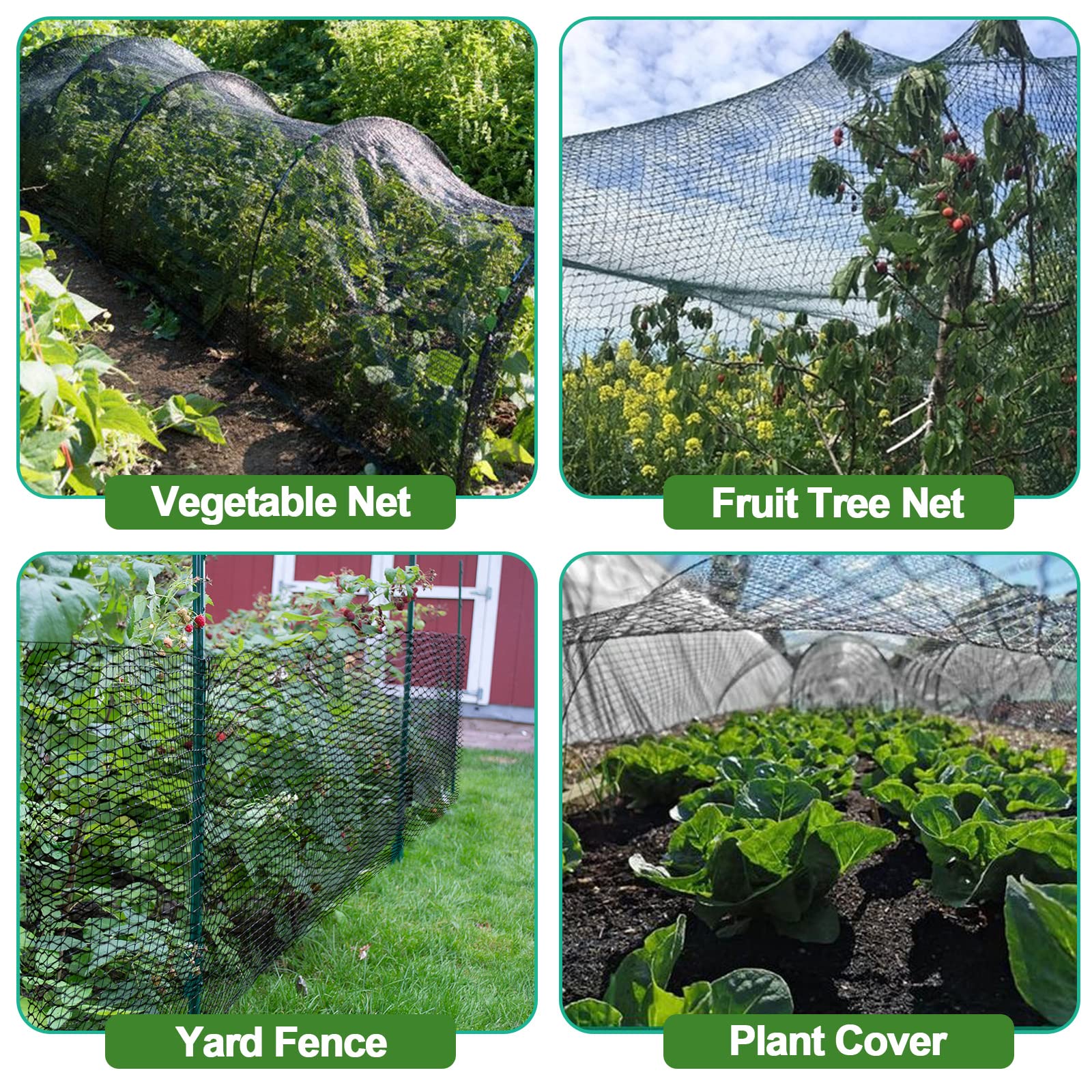 13x32FT Garden Netting with 0.8