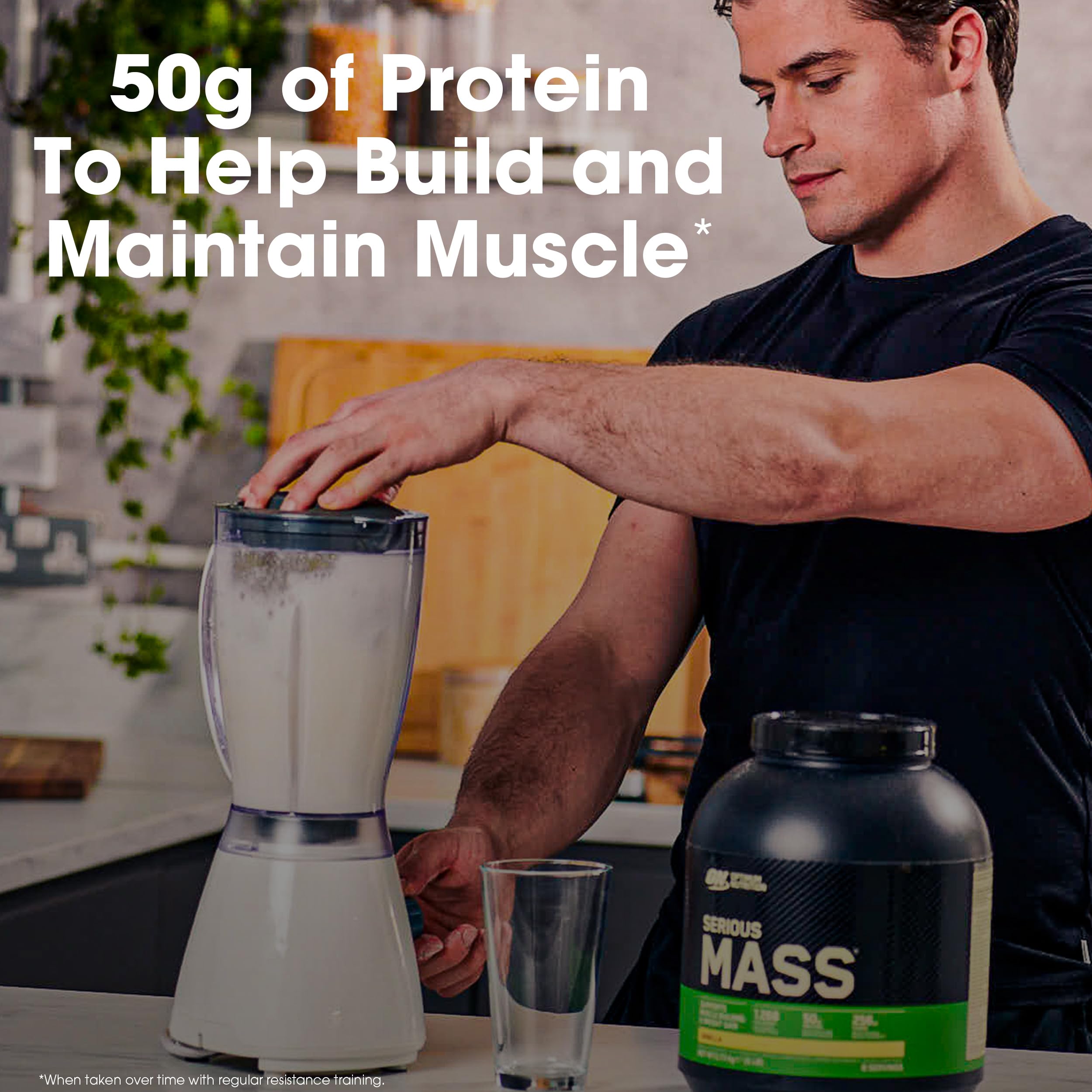 Optimum Nutrition Serious Mass Weight Gainer Protein Powder - 12lb Chocolate Peanut Butter Flavor with Creatine, Vitamins & Minerals for Muscle Growth & Immune Support - Perfect for Post-Workout Recovery & Bodybuilding Nutrition