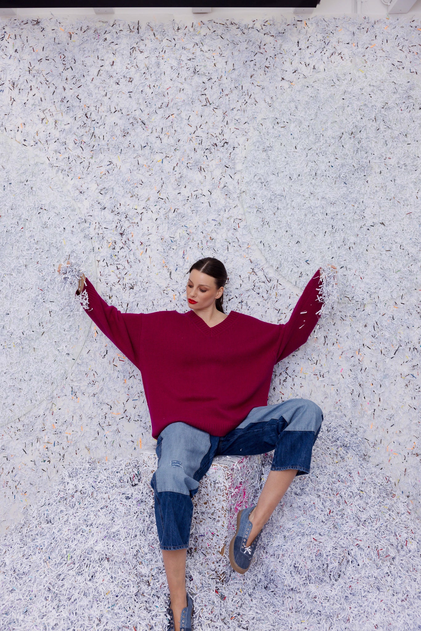 M.A. Dainty Cradle Knit Jumper - Soft Baby Sweater for Newborns & Infants - Perfect for Photo Shoots, Family Gatherings & Cozy Winter Outfits