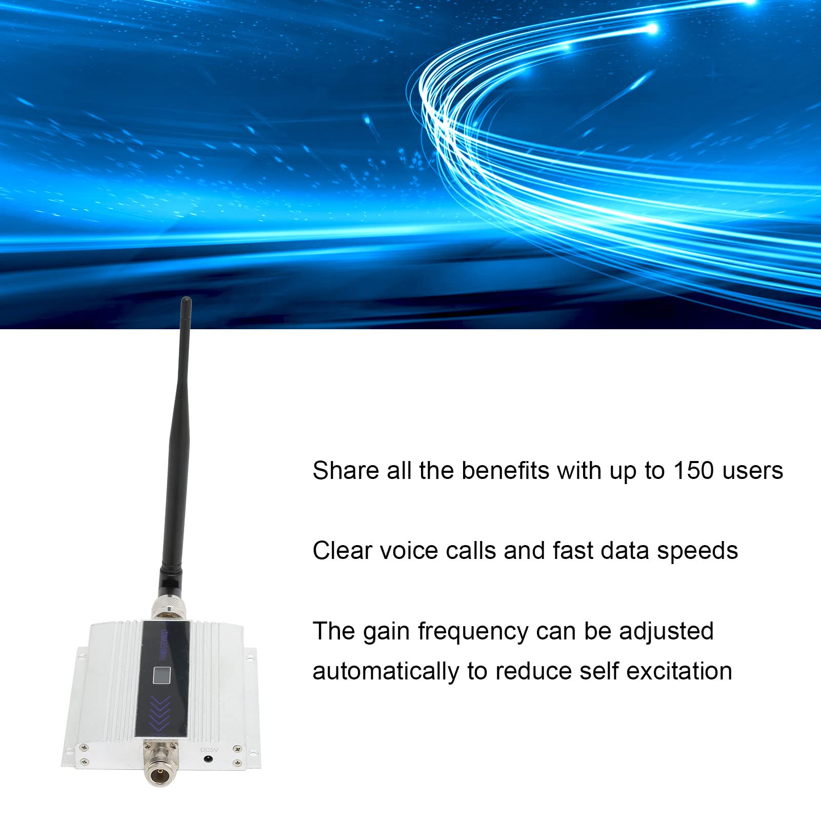 3G Verizon Cell Phone Signal Booster - CDMA 850MHz Network Extender & Mobile Repeater Amplifier for Home & Office | Improves Voice Calls & Data Speed | Easy DIY Installation | Perfect for Basements, Rural Areas & Weak Signal Zones