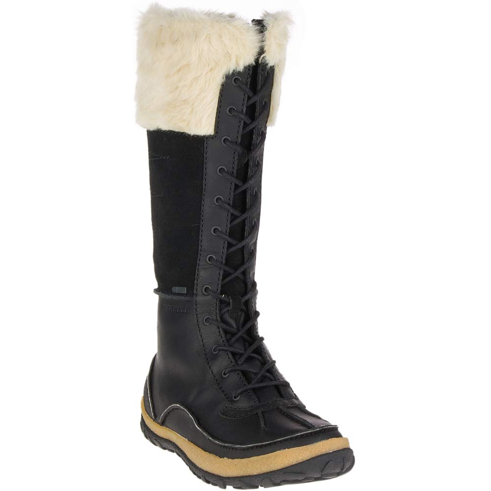 Merrell Women's Tremblant Tall Polar Waterproof Winter Snow Boots - Warm Insulated Hiking Boots for Cold Weather, Snowshoeing & Outdoor Adventures