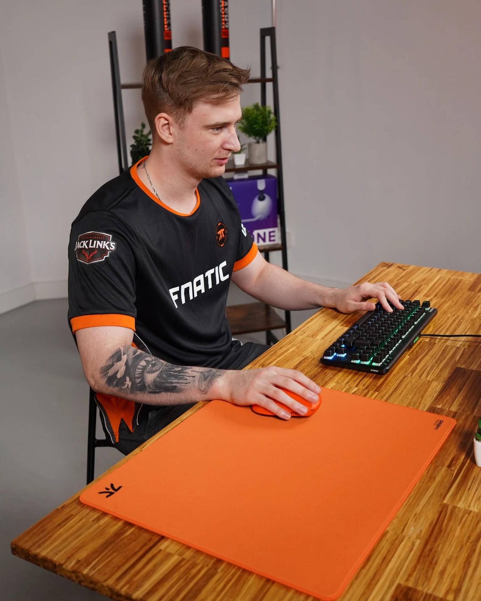 Fnatic Focus3 MAX Gaming Mouse Pad - Large XXL Size, Non-Slip Rubber Base, Smooth Surface for Precision Gaming - Perfect for FPS, MOBA, and Esports Tournaments