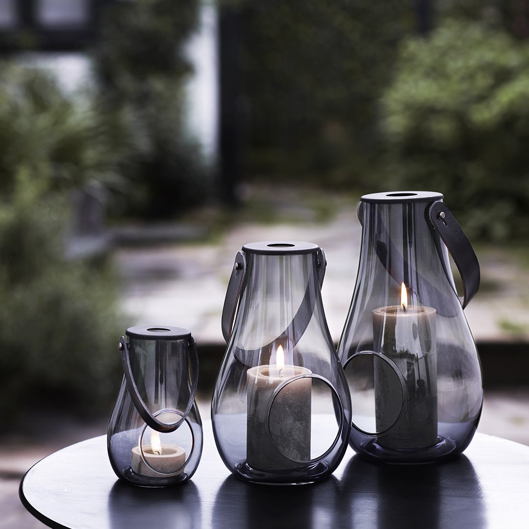 Modern LED Light Lantern for Home Decor - Indoor & Outdoor Decorative Lighting for Patio, Garden, and Camping