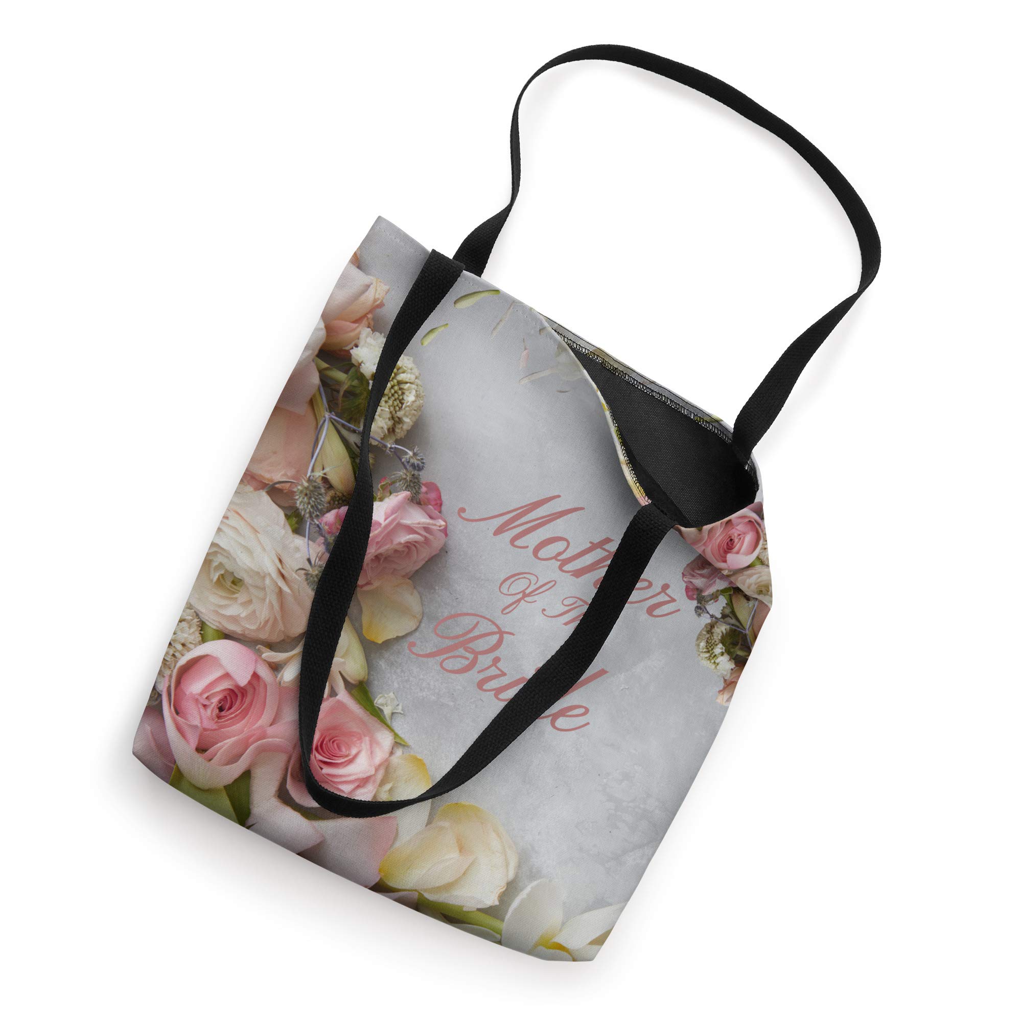 Vintage Roses Boho Mother of the Bride Tote Bag - Elegant Wedding Tote for Bridal Party, Rehearsal Dinner & Special Occasions