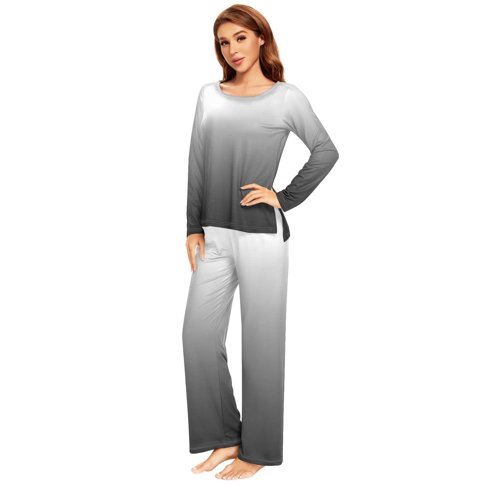 Women's Red Flannel Pajama Set - Long Sleeve Sleepwear Top & Pants Lounge Outfit | Soft Winter Nightwear for Women | Cozy Homewear, Christmas Gift & Sleepover Outfit