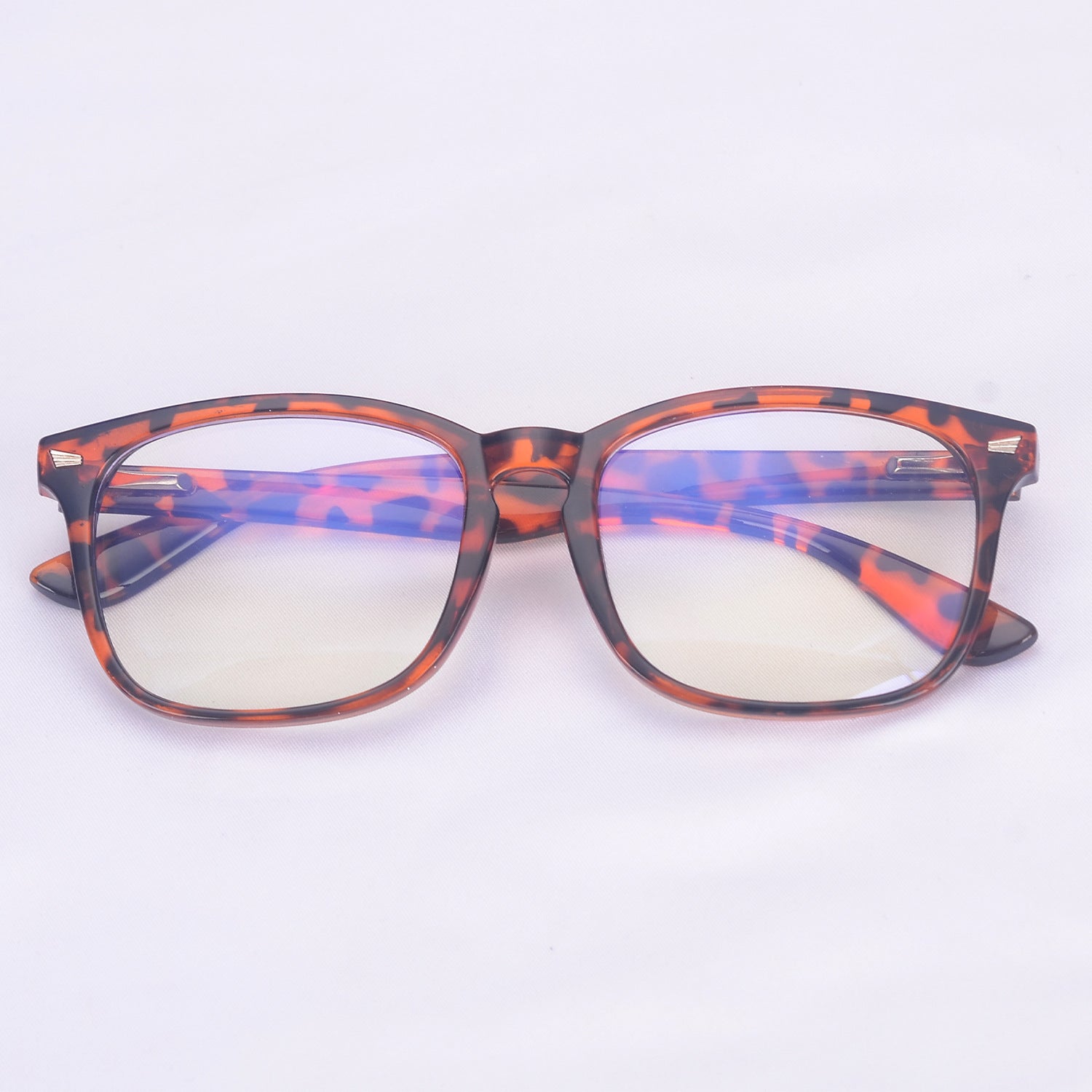 2024 Trendy Square Unisex Leopard Print Eyeglasses Frames - Fashionable Reading Glasses for Men & Women - Perfect for Office, Reading & Daily Wear