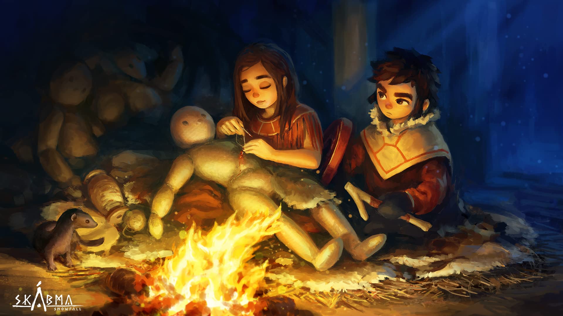 Skabma Snowfall - PS5 Game | Adventure RPG for PlayStation 5 | Explore Nordic Folklore in Stunning Winter Landscapes | Perfect for Story-Driven Gamers & Mythology Enthusiasts