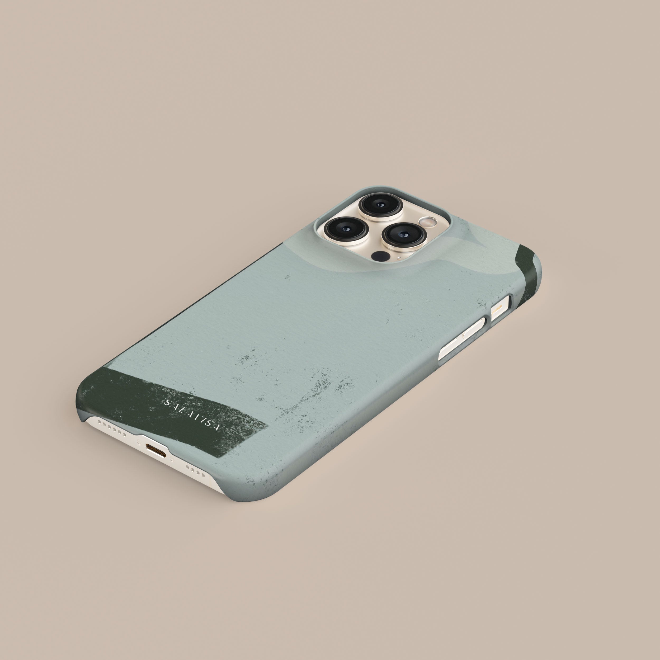 Eco-Friendly Marine Green Organic Phone Case - Biodegradable & Sustainable Cover for iPhone & Samsung - Perfect for Outdoor Adventures & Daily Use