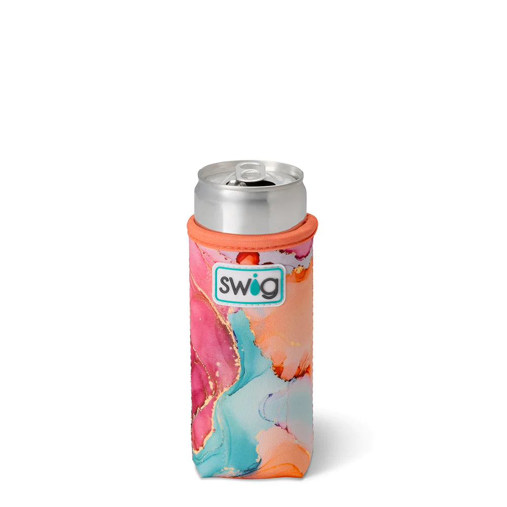 Dreamsicle Slim Can Cooler - Insulated Can Koozie for Beer & Soda - Perfect for Beach, Pool & Outdoor Parties