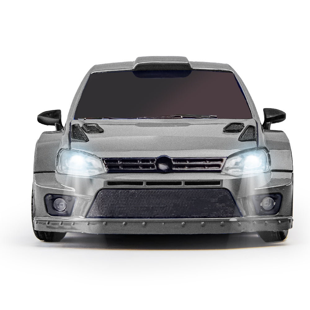 LDRC 2801 PRO 1/28 Scale 4WD Drift RC Car with Gyro Stabilizer & LED Lights - POLO R Model for Adults and Kids, Perfect for Indoor Racing and Drift Competitions