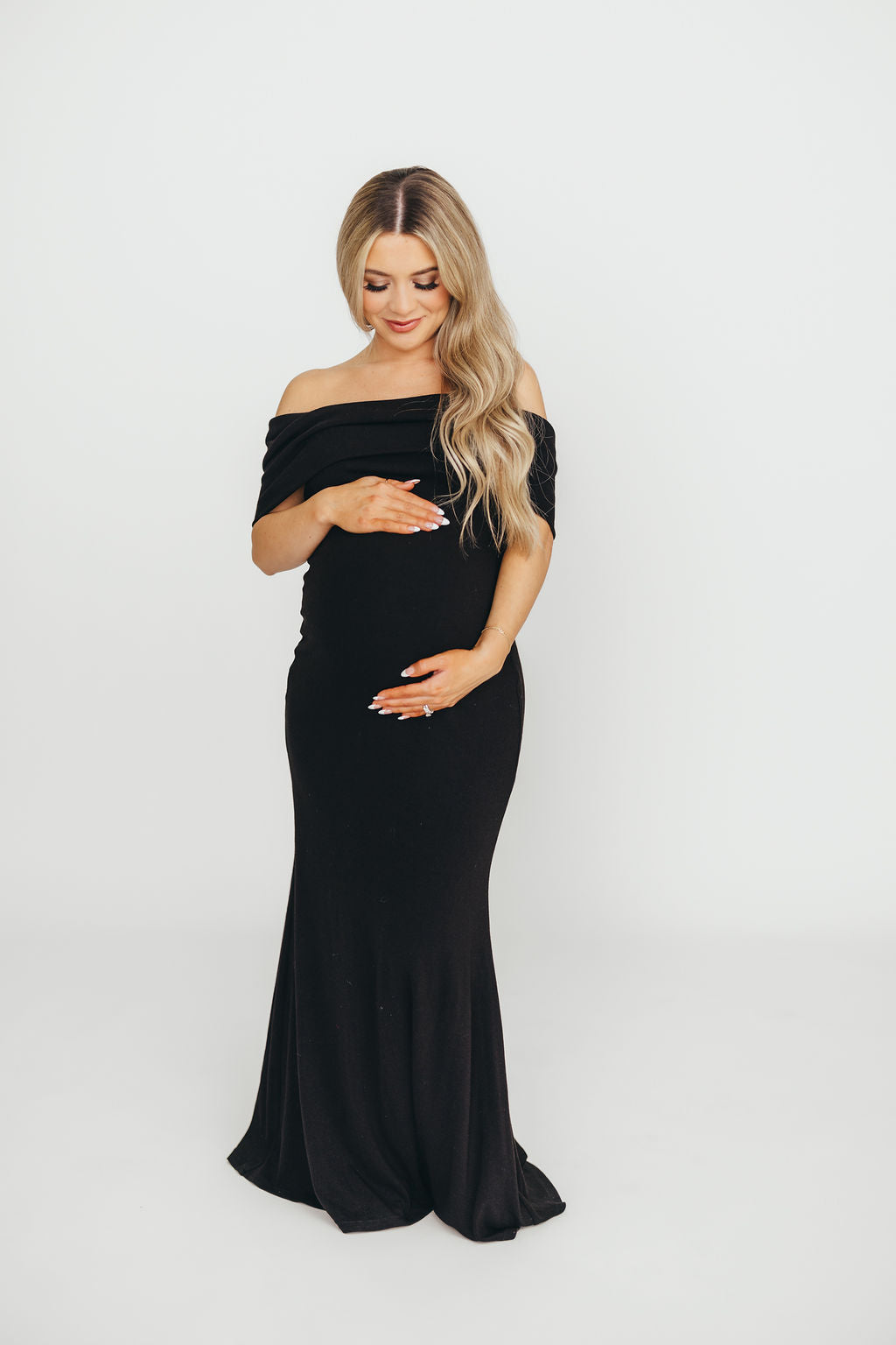 Monroe Maxi Dress in Black - Bump Friendly Maternity Dress for Women | Comfortable & Stylish for Pregnancy, Nursing, and Everyday Wear