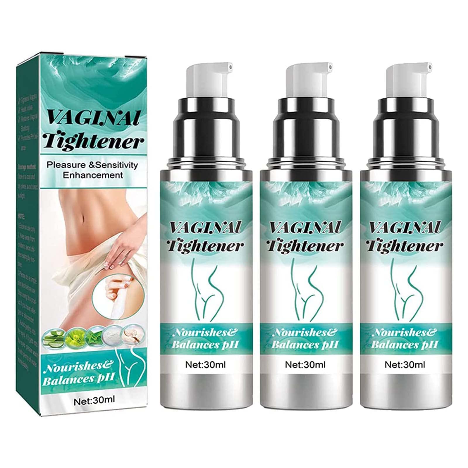 Natural Vaginal Tightening Cream for Women - Intimate Care Gel for Enhanced Sensation & Firmness - Easy to Apply V-Tight Gel (3 Pack) - Perfect for Postpartum Recovery & Increased Intimacy