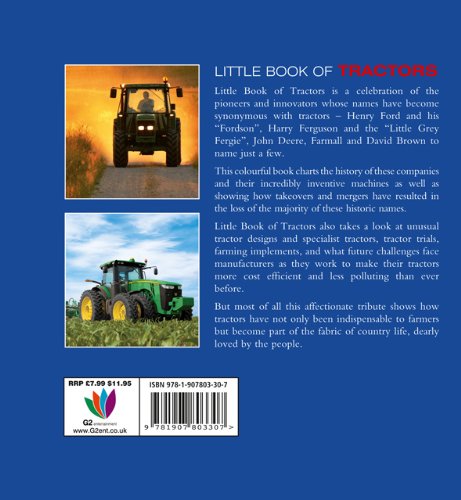 Little Book of Tractors - Kids' Educational Farm Toy Gift