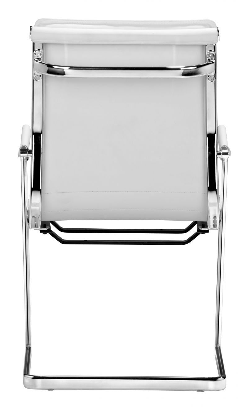 Premium ZUO Lider Plus Conference Leather Chair - Set of 2 Ergonomic Office Chairs for Executive Meetings & Home Offices - Perfect for Boardrooms, Corporate Settings & Professional Workspaces